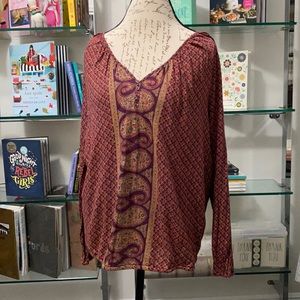 Lucky Brand Large 3/4 Sleeve Top